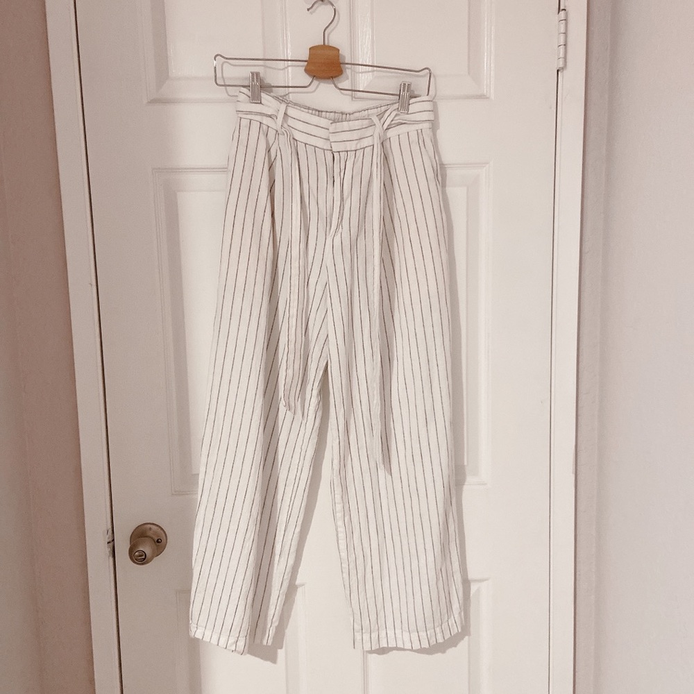 Uniqlo stripe wide leg (xs)